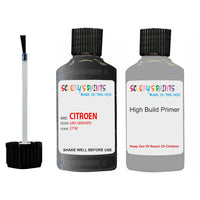 citroen xm gris graphite code etw touch up Paint With primer undercoat anti rust scratches stone chip paint