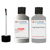 citroen c2 gris satellite code eyv touch up Paint With primer undercoat anti rust scratches stone chip paint