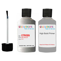 citroen c3 gris satellite code eyv touch up Paint With primer undercoat anti rust scratches stone chip paint