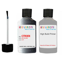 citroen c4 gris sidobre code eza touch up Paint With primer undercoat anti rust scratches stone chip paint