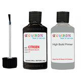citroen c3 ink black code z7 touch up Paint With primer undercoat anti rust scratches stone chip paint