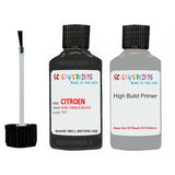 citroen c3 noir cornelie code fxt touch up Paint With primer undercoat anti rust scratches stone chip paint