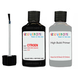citroen c1 noir onyx code exy touch up Paint With primer undercoat anti rust scratches stone chip paint