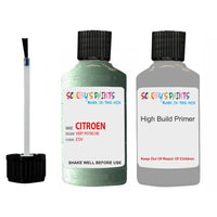 citroen ax vert pistache code esv touch up Paint With primer undercoat anti rust scratches stone chip paint