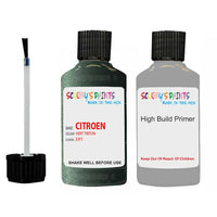 citroen ax vert triton code ert touch up Paint With primer undercoat anti rust scratches stone chip paint