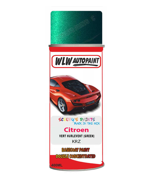 Citroen C2 Vert Hurlevent Mixed to Code Car Body Paint spray gun stone chip correction