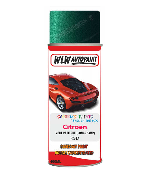 Citroen Xm Vert Petitpre Longchamp Mixed to Code Car Body Paint spray gun stone chip correction