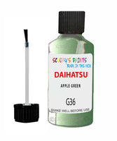 Paint For Daihatsu Sirion Apple Green G36 Touch Up Scratch Repair Paint