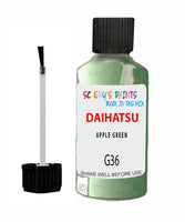 Paint For Daihatsu Terios Apple Green G36 Touch Up Scratch Repair Paint