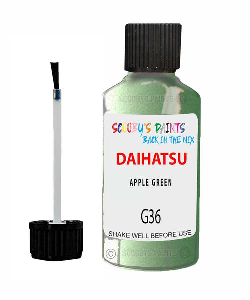 Paint For Daihatsu Sirion Apple Green G36 Touch Up Scratch Repair Paint