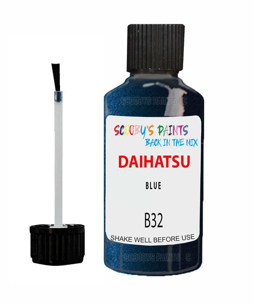 Paint For Daihatsu Domino Blue B32 Touch Up Scratch Repair Paint