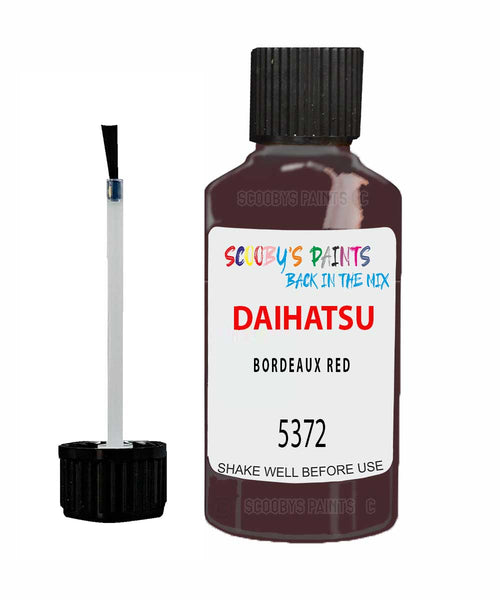 Paint For Daihatsu Rocky Bordeaux Red 5372 Touch Up Scratch Repair Paint