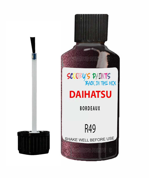 Paint For Daihatsu Tanto Bordeaux R49 Touch Up Scratch Repair Paint