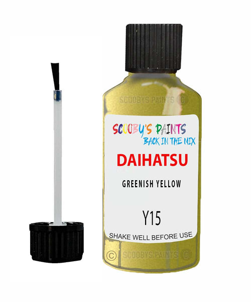 Paint For Daihatsu Rocky Greenish Yellow Y15 Touch Up Scratch Repair Paint