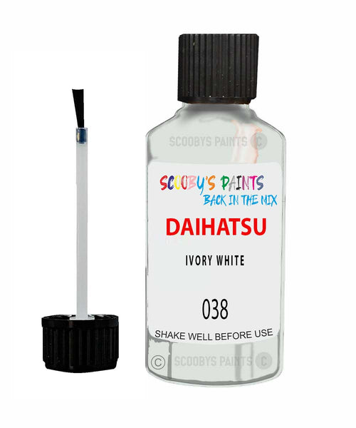 Paint For Daihatsu Domino Ivory White 038 Touch Up Scratch Repair Paint