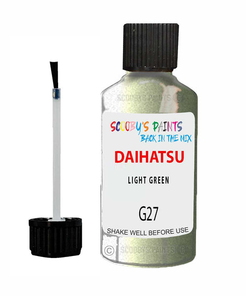 Paint For Daihatsu Domino Light Green G27 Touch Up Scratch Repair Paint