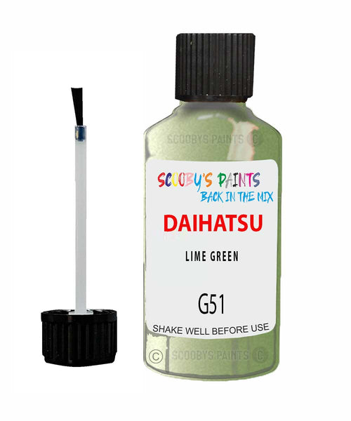 Paint For Daihatsu Tanto Lime Green G51 Touch Up Scratch Repair Paint