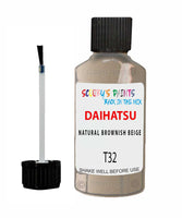 Paint For Daihatsu Rocky Natural Brownish Beige T32 Touch Up Scratch Repair Paint