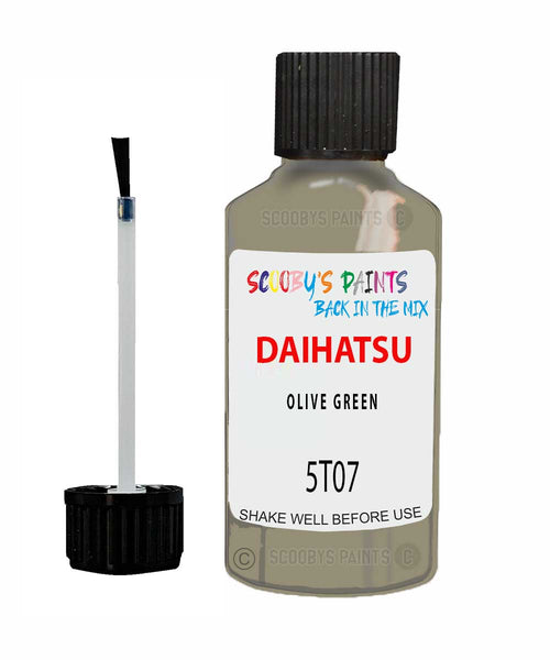 Paint For Daihatsu Move Olive Green 5T07 Touch Up Scratch Repair Paint