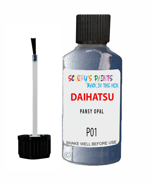 Paint For Daihatsu Mira Pansy Opal P01 Touch Up Scratch Repair Paint