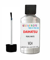Paint For Daihatsu Atrai Pearl White W24 Touch Up Scratch Repair Paint