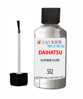Paint For Daihatsu Rocky Platinum Silver S02 Touch Up Scratch Repair Paint