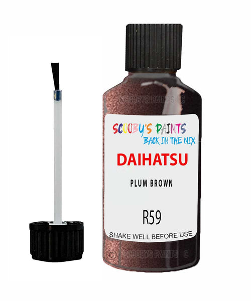 Paint For Daihatsu Mira Plum Brown R59 Touch Up Scratch Repair Paint