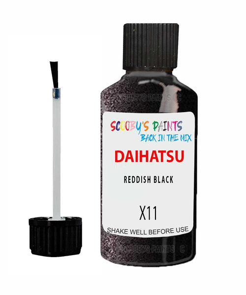 Paint For Daihatsu Tanto Reddish Black X11 Touch Up Scratch Repair Paint