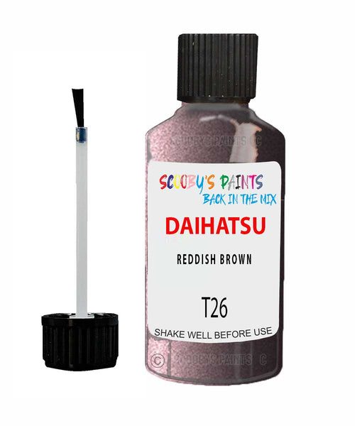 Paint For Daihatsu Move Reddish Brown T26 Touch Up Scratch Repair Paint
