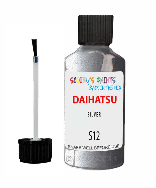 Paint For Daihatsu Domino Silver S12 Touch Up Scratch Repair Paint