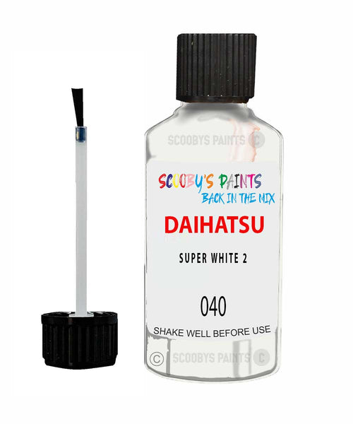 Paint For Daihatsu Mebius Super White 2 040 Touch Up Scratch Repair Paint