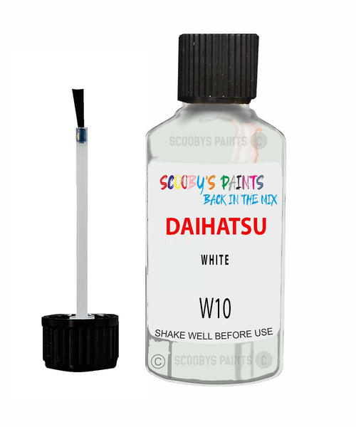 Paint For Daihatsu Hijet White W10 Touch Up Scratch Repair Paint