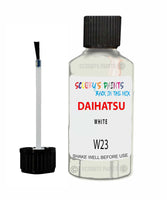 Paint For Daihatsu Be-Go White W23 Touch Up Scratch Repair Paint