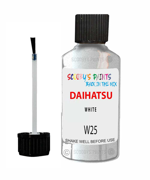 Paint For Daihatsu Mira White W25 Touch Up Scratch Repair Paint
