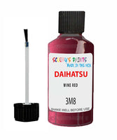 Paint For Daihatsu Xenia Wine Red 3M8 Touch Up Scratch Repair Paint