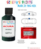 Paint For Acura Mdx Dark Emerald Code G87P-4 Touch Up Scratch Stone Chip Repair