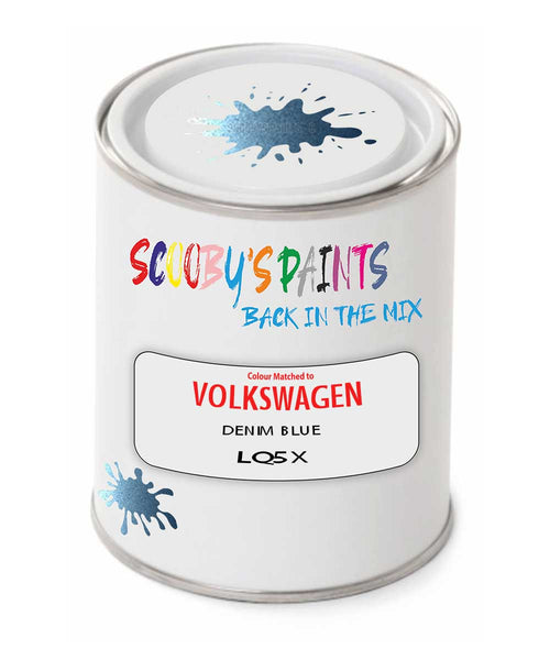 spray gun 2 pack paint Volkswagen Denim Blue Code: Lq5X