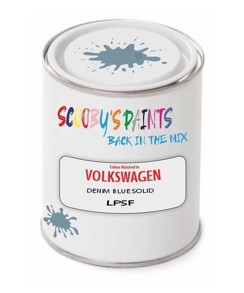 spray gun 2 pack paint Volkswagen Denim Blue Solid Code: Lp5F