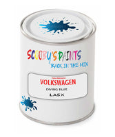 spray gun 2 pack paint Volkswagen Diving Blue Code: La5X