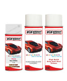 Paint For DACIA sandero stepway Code 11A Aerosol Spray basecoat paint with lacquer