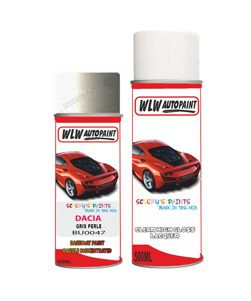 Paint For DACIA logan Code BU0047 Aerosol Spray Basecoat Paint