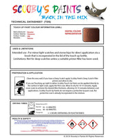 Paint For Hyundai Veloster Cinnamon Sn2 Car Touch Up Paint Scratch Repair