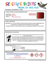 Paint For Hyundai Santa Fe Lava Orange Yr2 Car Touch Up Paint Scratch Repair