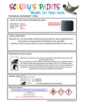 Paint For Hyundai Santa Fe Marlin Blue W7U Car Touch Up Paint Scratch Repair
