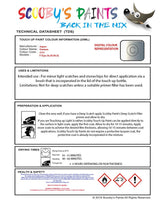 Paint Suitable for Jaguar Xf Osmium Code 2151 Touch Up Paint Scratch Stone Chip