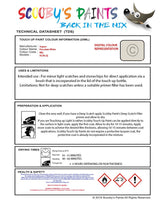 Paint Suitable for Jaguar Xf Porcelain White Code Nel Touch Up Paint Scratch Stone Chip