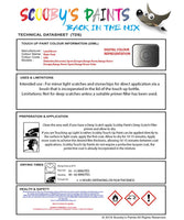 land rover discovery sport eiger grey colour data instructions lra 1df 2409 touch up Paint