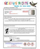 land rover range rover luxor colour data instructions gaa 869 touch up Paint