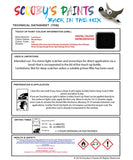 land rover range rover narvik black colour data instructions 1at pec pvm touch up Paint