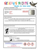 land rover range rover rio gold colour data instructions 2303 gay 1bx touch up Paint